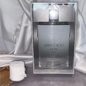 Jimmy Choo Man Ice Eau de Toilette - Silver and White